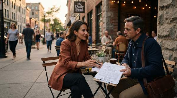 Editorial illustration for How to Get a Permit for Outdoor Dining on Public Sidewalks